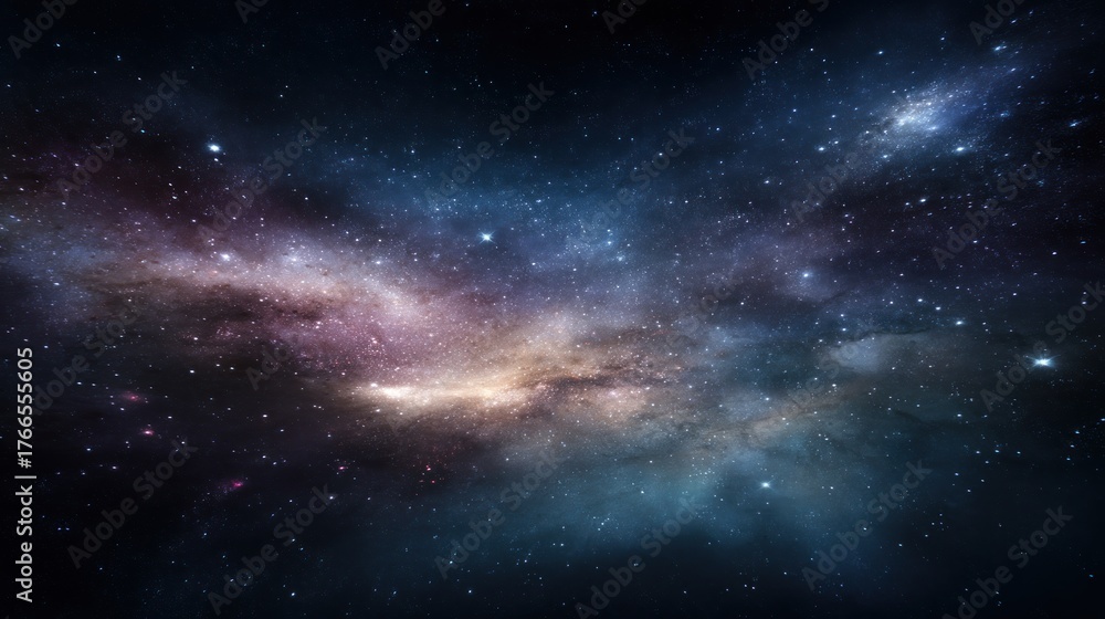 Obraz premium Vast starry night sky