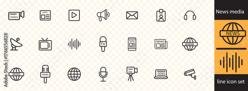 Including tv, radio, newspaper, magazine, news, broadcasting, press, interview, journalism and more.