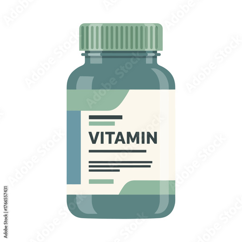 Boost your wellness with a vitamin supplement in a stylish container