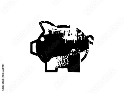 Piggy bank breaks open in financial crisis