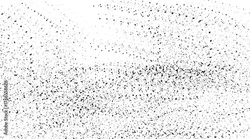 Speckle grain dot white paper noise texture with distress effect vector illustration pattern background. Dirty or dust film grain speck grit grunge overlay on white background grain noise particles.