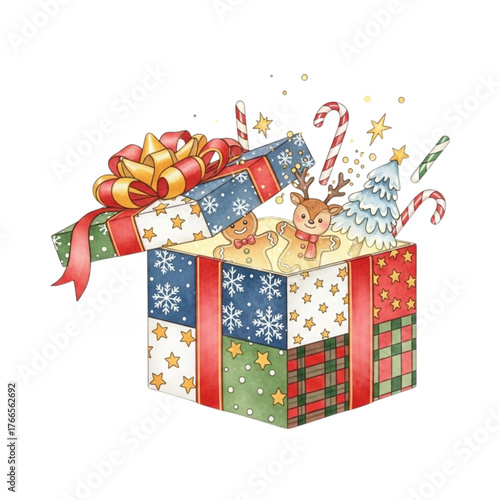 gift boxes with ribbon