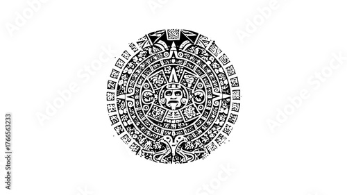Aztec Calendar Illustrates Ancient History in Cultural Design