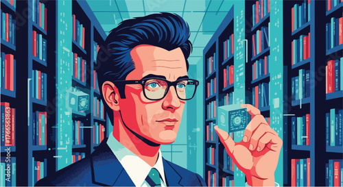 Blockchain Librarian – Abstract Vector of Data Management and Knowledge Security