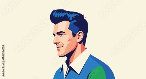 Chaos Strategist – Futuristic Vector Concept of Calm Leadership Amid Business Volatility