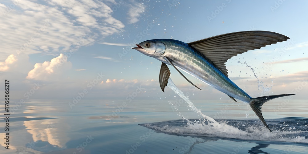 Fototapeta premium Fish jumping in water