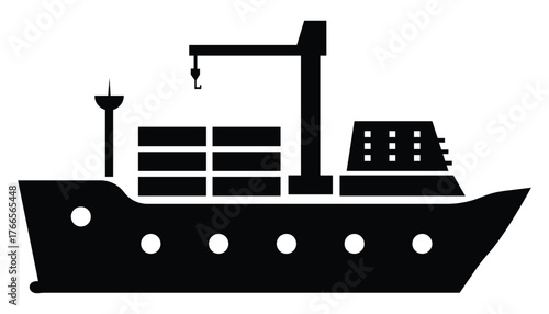 Boats and Ships Icon Set – Flat Vector Collection of Nautical Transport Silhouettes Including Yacht, Cruise, Sailboat, Ferry, Jet Ski, and More