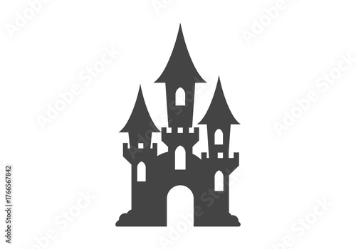 Capture the essence of natal celebrations with this enchanting castle illustration, perfect for festive designs, embodying the spirit of joy and memorable moments