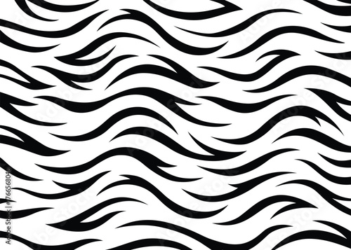 Tiger skin background pattern design. Animal print vector illustration background. Wildlife fur skin design illustration for web, home decor, fashion, surface, graphic design