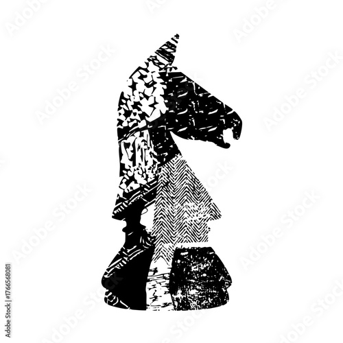 Chess Knight Illustrates Strategy in Competition