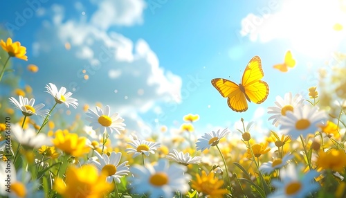 Monarch Butterfly Spring Meadow

Sunny Field of Daisies