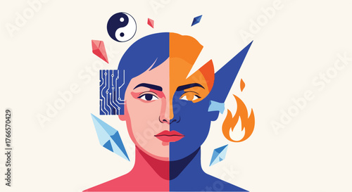 Paradox Strategist – Geometric Vector of Balanced Leadership and Dynamic Business Thinking