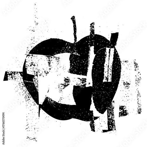 illustrates decay in abstract composition