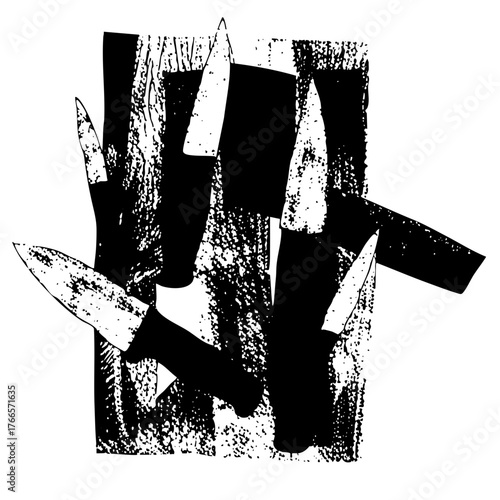 Knives Attack Chaos in a Confrontation