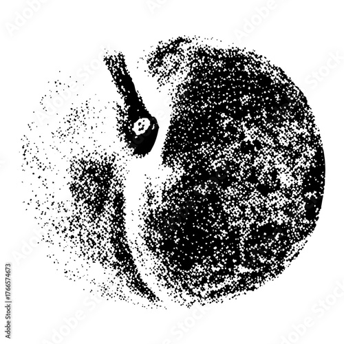 Ping Pong Paddle Strikes Ball in Competition