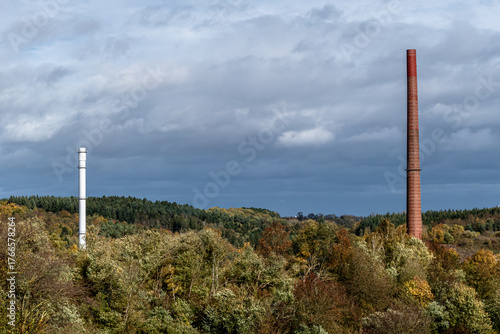 Natur und Industrie, wie im selbstverständlichen Einklang - Stolberg Rhld. 