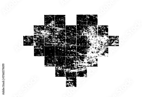 Heart Shape Reveals Texture Mosaic