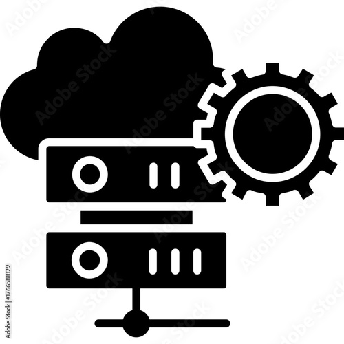 Cloud Server Management Icon