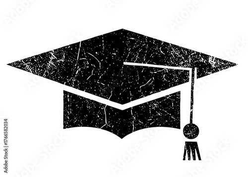 Graduation Cap Illustrates Achievement in Higher Education