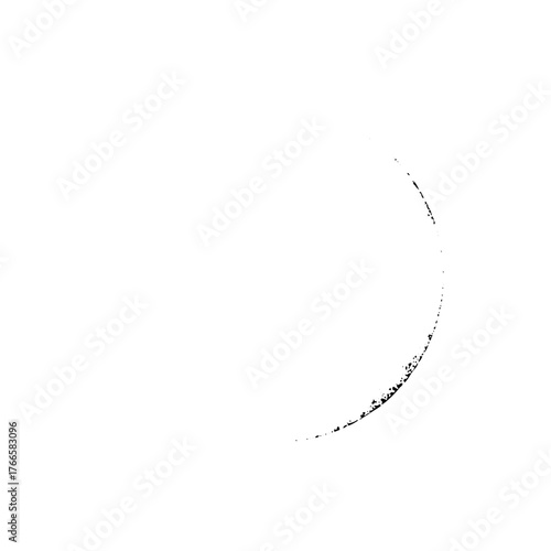 Moon Shines in Night Sky