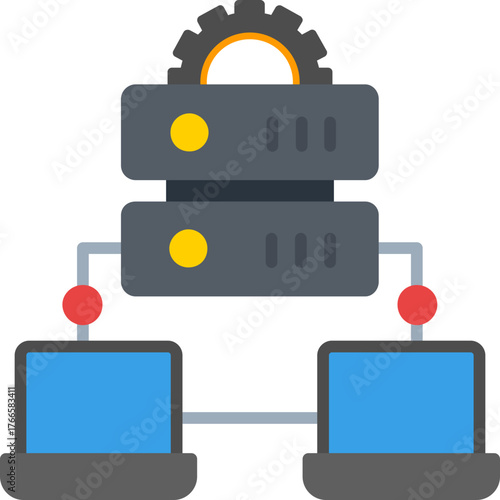 Server Big Data Icon 