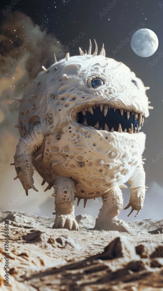 Obraz premium moon monster.
