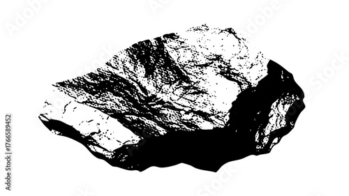 Rock formation texture in a geological study