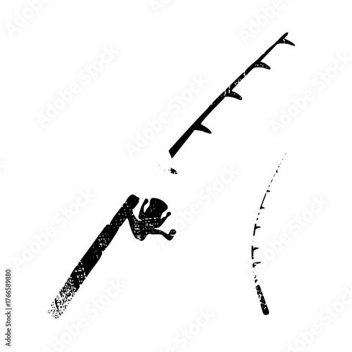 Fishing Rods Cast in River