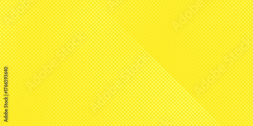 Lime yellow pop art background in retro comic style with halftone dots design, vector illustration eps10