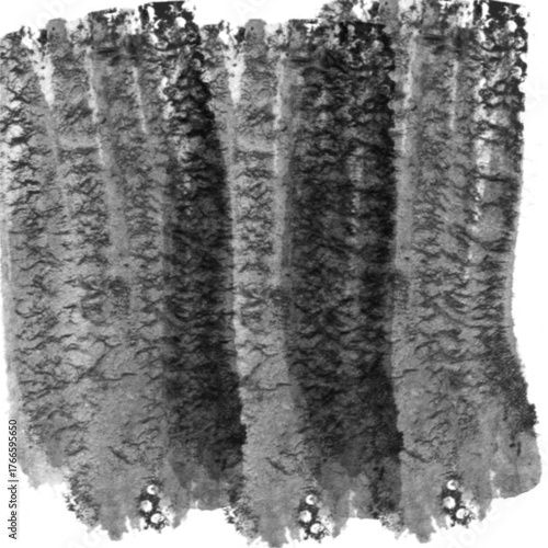 Blue watercolor stain, on white background isolated. Hand-drawn blot on white background isolated.