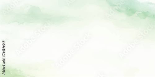Abstract watercolor background with soft green hues delicate wash effect perfect for subtle design accents