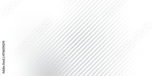 Abstract white and gray gradian banner background. white wave gray line effect Vector graphic design banner pattern presentation white and gradian background web template.	