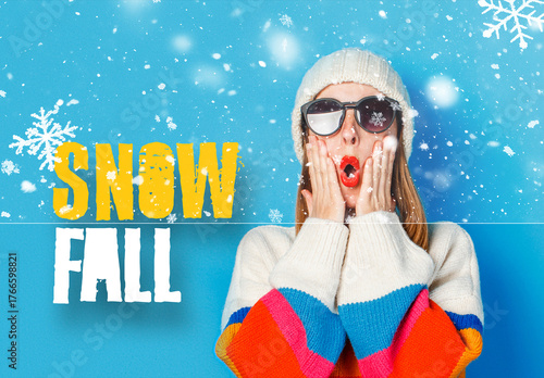 Snowfall Photo Effect