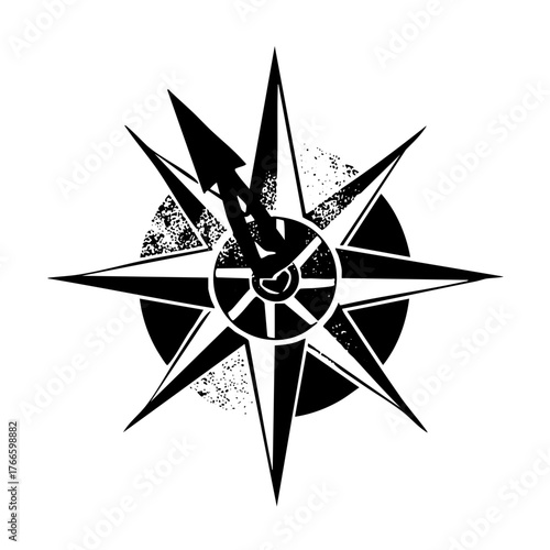 Compass Points Northward Exploration graphic