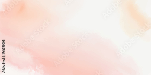 Delicate watercolor background with soft peach tones creating a dreamy and ethereal feel perfect for backgrounds and textures