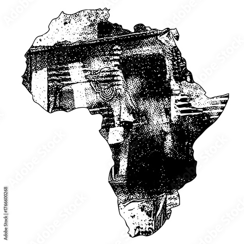 Africa Map Illustrates Geography in a Global Context
