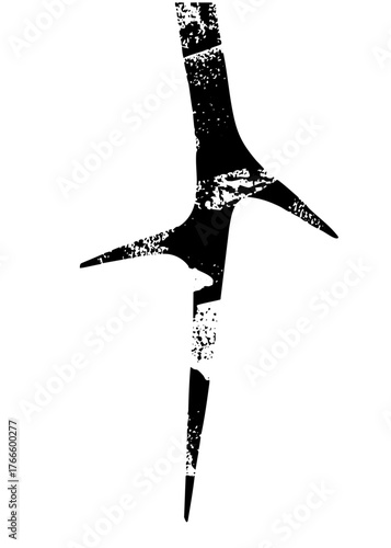 Iron Grips Ascent on Rock Face