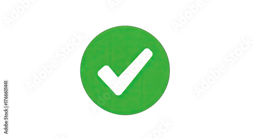 Green checkmark symbolizing approval against a plain background