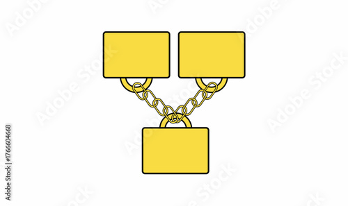 Blockchain vector design 