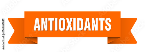 antioxidants ribbon isolated on transparent background. antioxidants ribbon