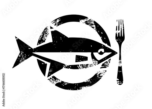 Fish Illustration Presents Seafood Dining