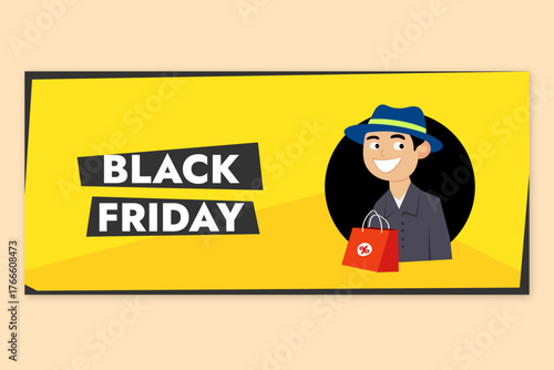 Banner for sale black friday advertising discounts profitable