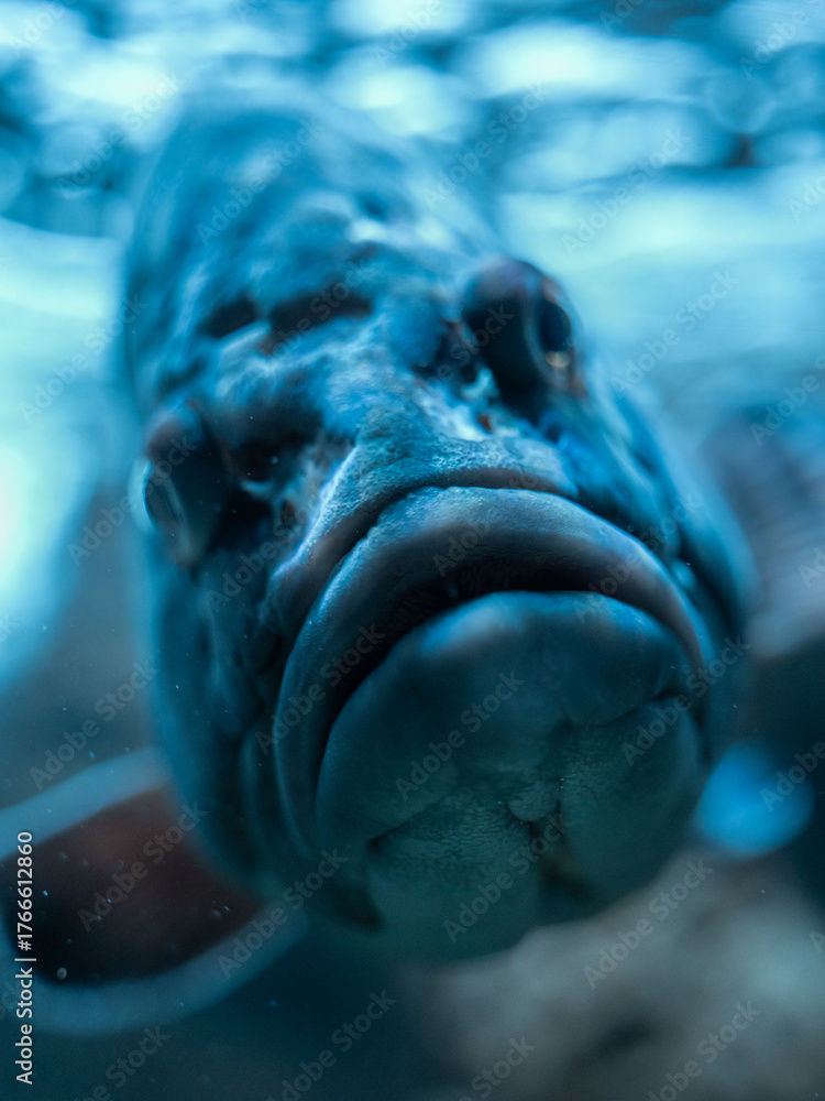 Obraz premium close up of a fish in an aquarium