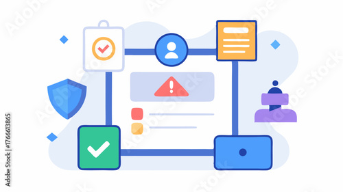 Notifications popup featuring alerts for suious activities payment reminders and personalized security tips for enhanced safety.