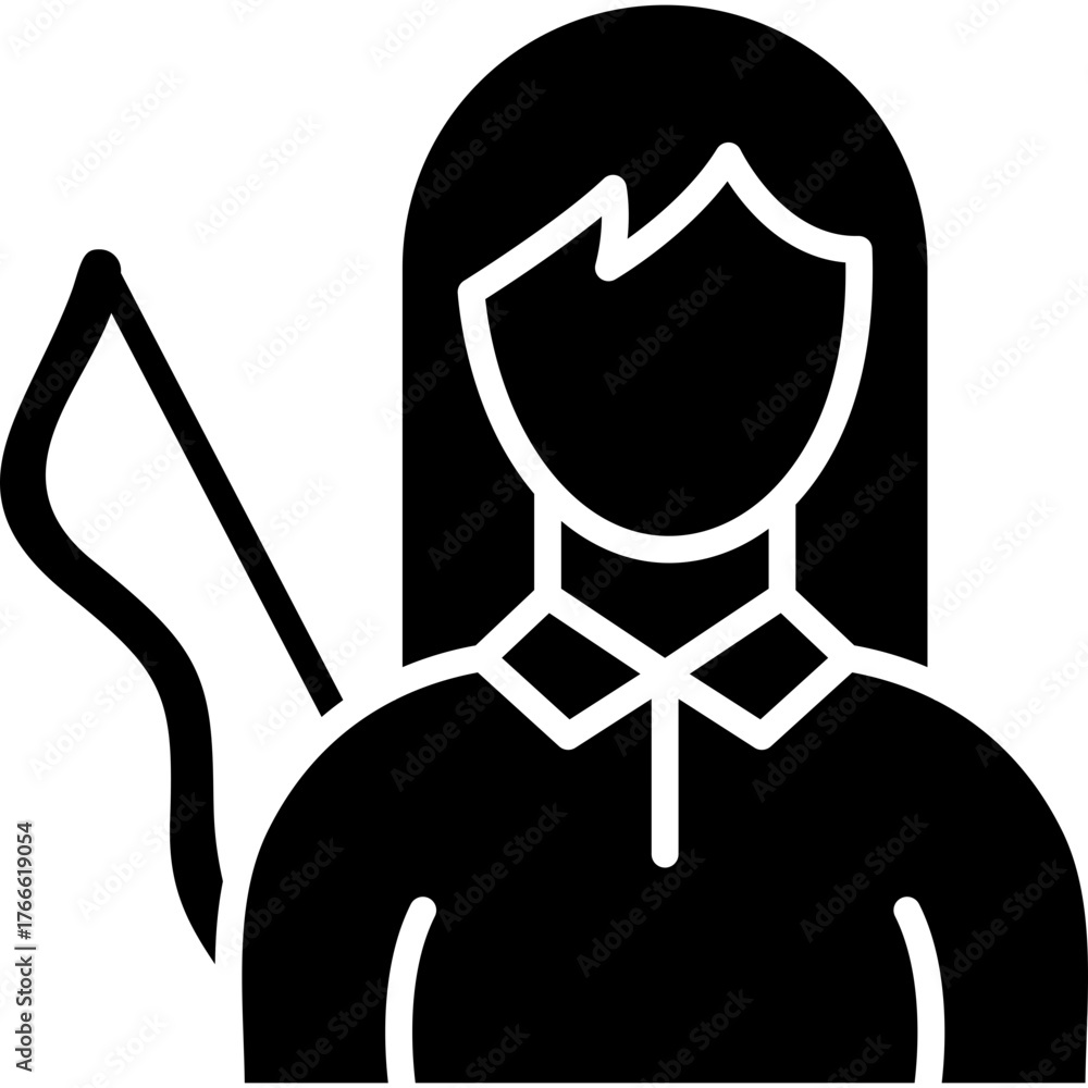 Obraz premium Archery Icon