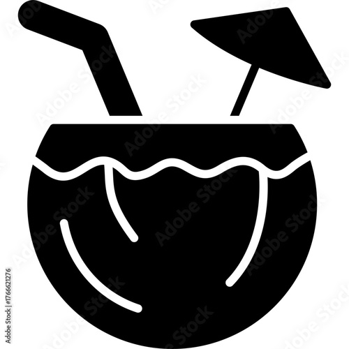 Coconut Water Icon