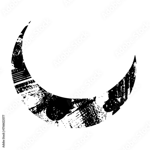 Rhino horn texture within a wildlife illustration