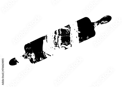 Rolling Pin Imprints Texture in Dough