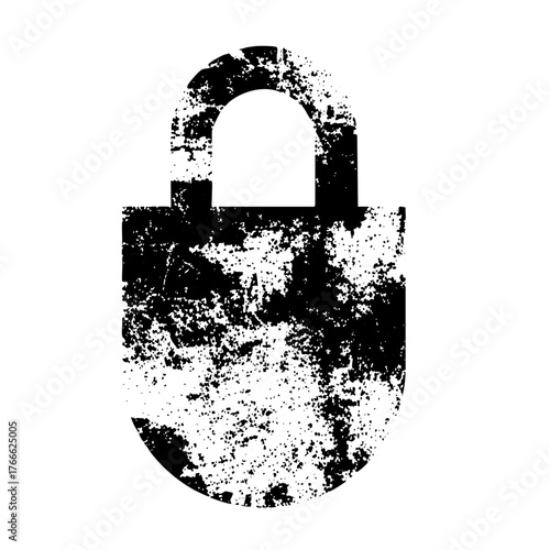 Padlock Illustrates Security in Digital Infrastructure