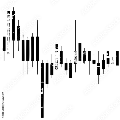 chart fluctuates during market analysis